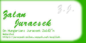 zalan juracsek business card